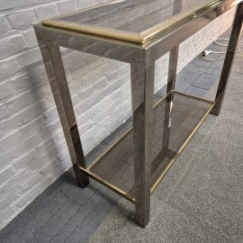 Belgo Chrome  - De Wulf console tafel - jaren 70