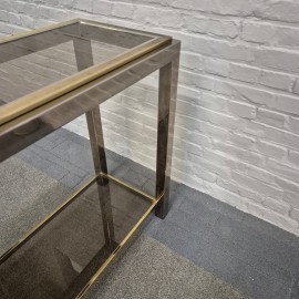 Belgo Chrome  - De Wulf console tafel - jaren 70