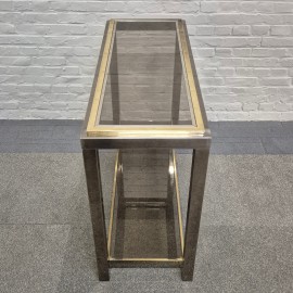 Belgo Chrome  - De Wulf console tafel - jaren 70