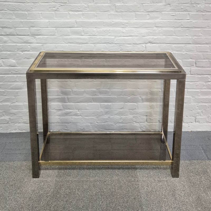 Belgo Chrome  - De Wulf console tafel - jaren 70