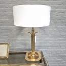 Belgo Chrom gold table lamp - 1980's