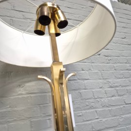 Belgo Chrom gold table lamp - 1980's