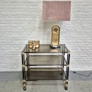 Vintage 1980's three-tier serving wagon