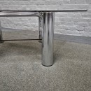 Vintage Italian chrome coffee table -1970's