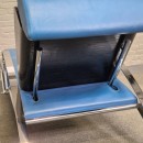 Blue leather lounge chair Futuro 3 by Massimo Ghini for Moroso - Italy 1980's