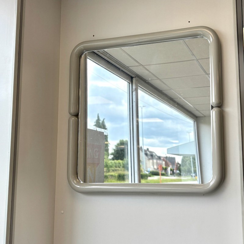 Space Age square mirror - 1960's
