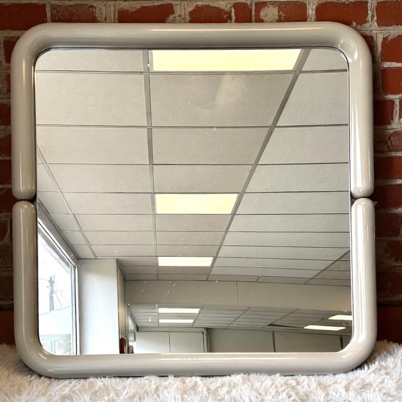 Space Age square mirror - 1960's