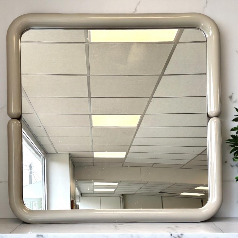 Space Age square mirror - 1960's