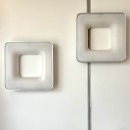 Pair Post Modern wall sconces - 1990's