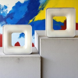 Pair Post Modern wall sconces - 1990's