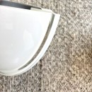 Paar melkglazen Murano Vetri muurlampen - jaren 80