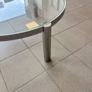 Ronde Italiaanse vintage salontafel - jaren 80