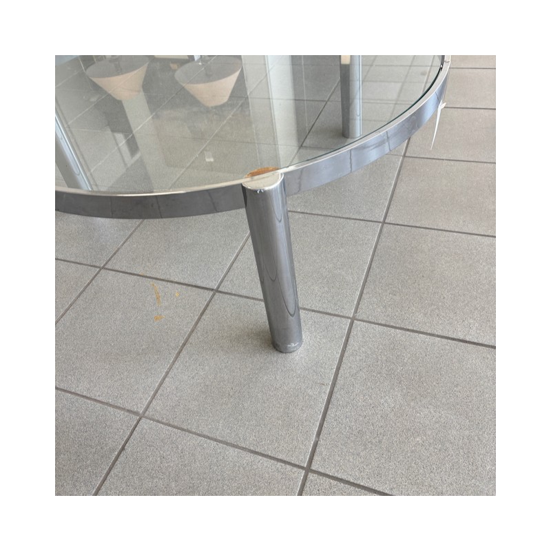 Ronde Italiaanse vintage salontafel - jaren 80