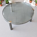Ronde Italiaanse vintage salontafel - jaren 80