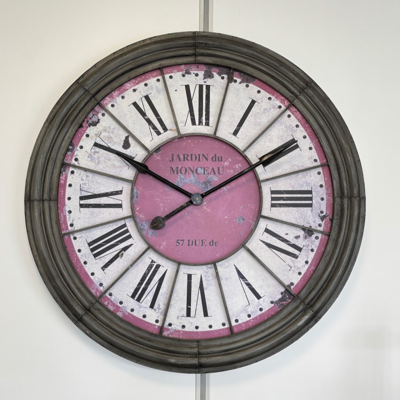 Large round clock - reproduction 2000's