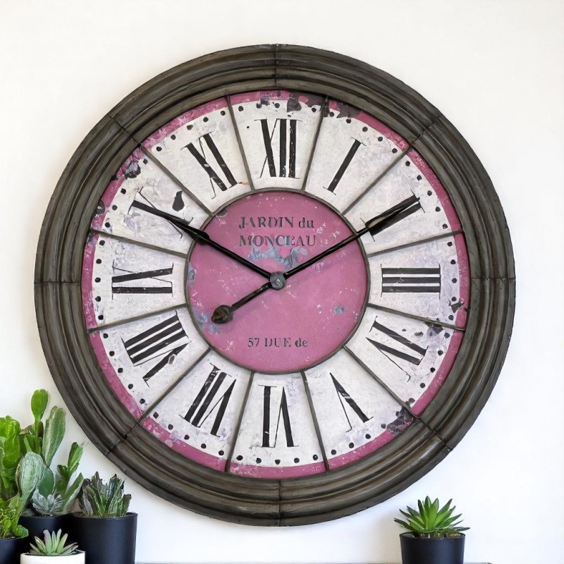 Large round clock - reproduction 2000's