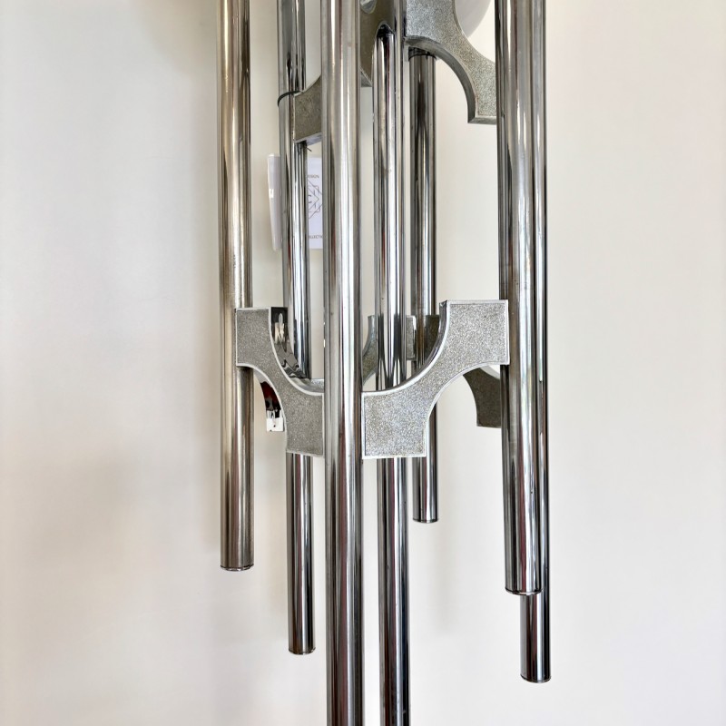 Gaetano Sciolari chrome staande lamp - jaren 70