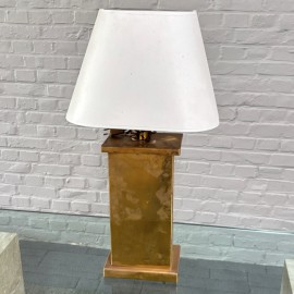 Belgochrom chinoiserie table lamp - 1970's