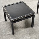 Pair small Pierre Vandel side tables - Paris 1970's