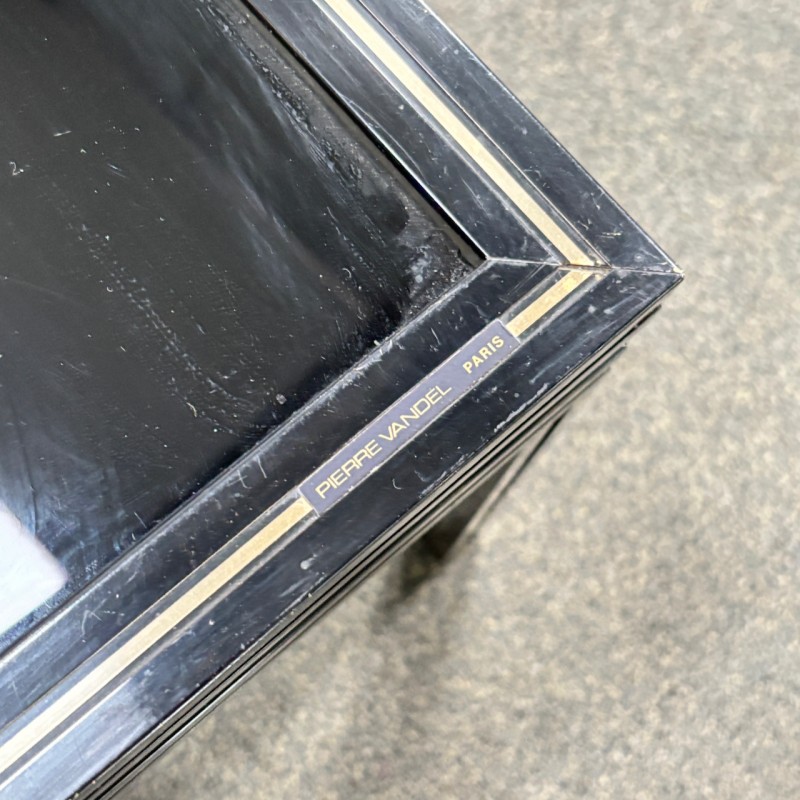 Pair small Pierre Vandel side tables - Paris 1970's