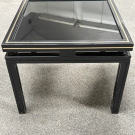 Pair small Pierre Vandel side tables - Paris 1970's