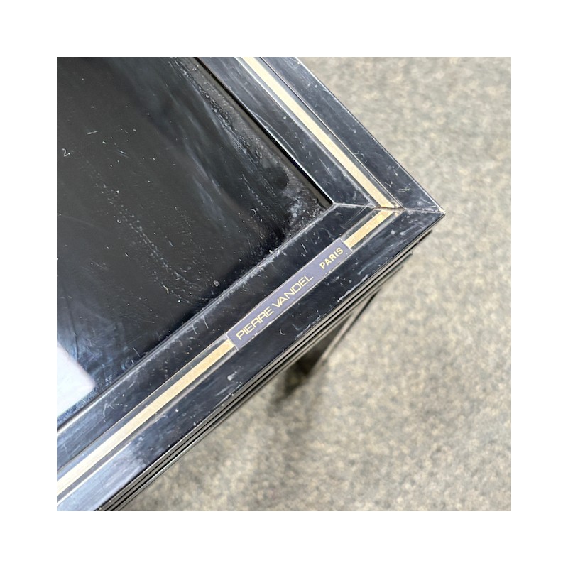 Pair small Pierre Vandel side tables - Paris 1970's