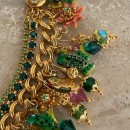 Vintage Lunch at the Ritz Frog Pond bracelet - 2000's
