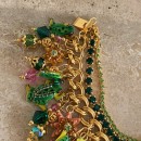 Vintage Lunch at the Ritz Frog Pond bracelet - 2000's