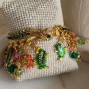 Vintage Lunch at the Ritz Frog Pond bracelet - 2000's