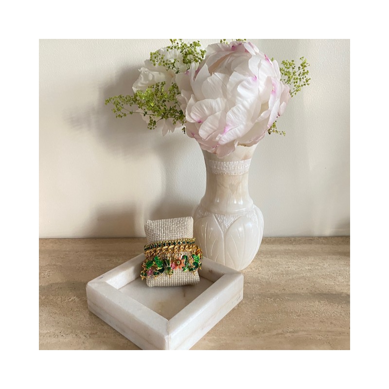 Vintage Lunch at the Ritz Frog Pond bracelet - 2000's Vintage Lunch at the Ritz Frog Pond bracelet - 2000's