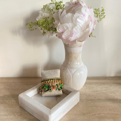 Vintage Lunch at the Ritz Frog Pond bracelet - 2000's
