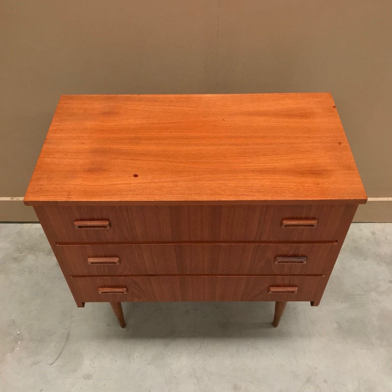 Danish teak chest of drawers