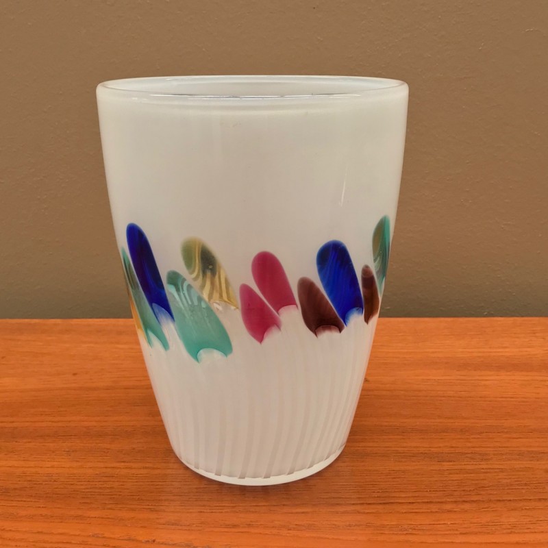 Tulip vase by Glasfachschule -Limited Edition