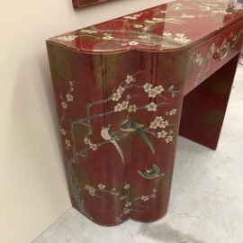 Vintage chinoiserie kaptafel & spiegel