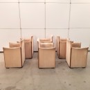 Set of 6 Mario Bellini 401 break armchairs - Cassina - 1970's