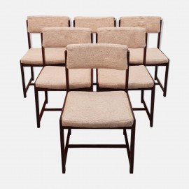Set van 6 stoelen van Pieter Debruyne voor V Form - jaren 60