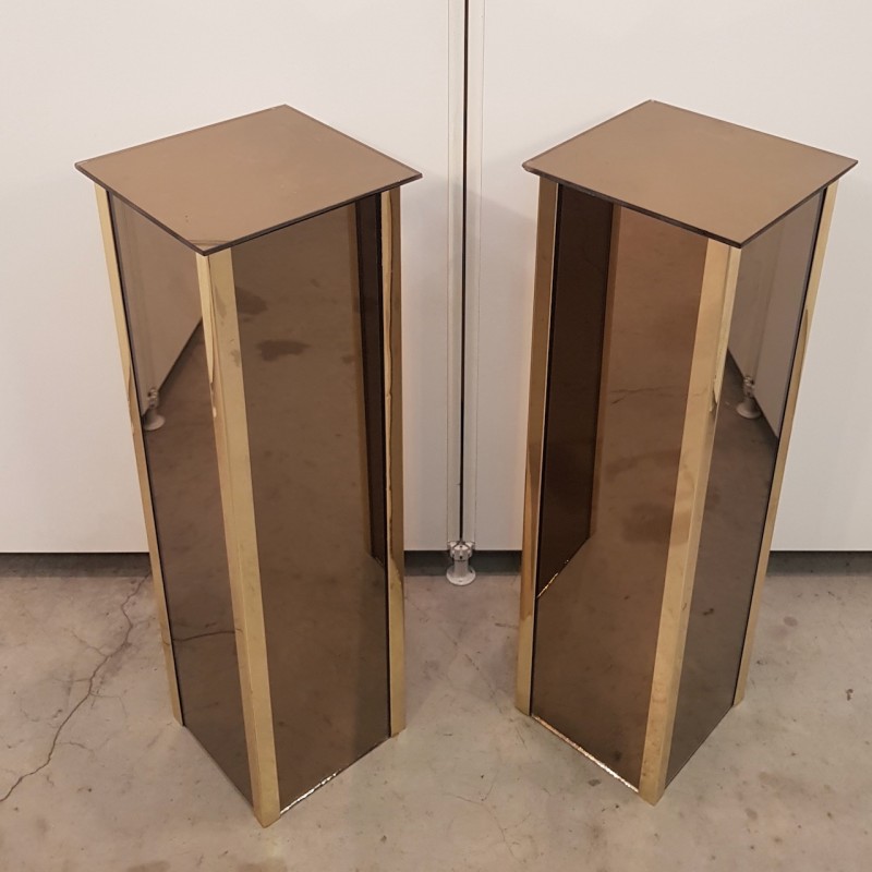 Pair Belgo Chrom - Dewulf pedestals
