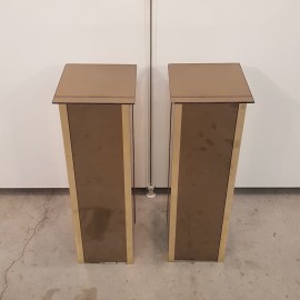 Pair Belgo Chrom - Dewulf pedestals