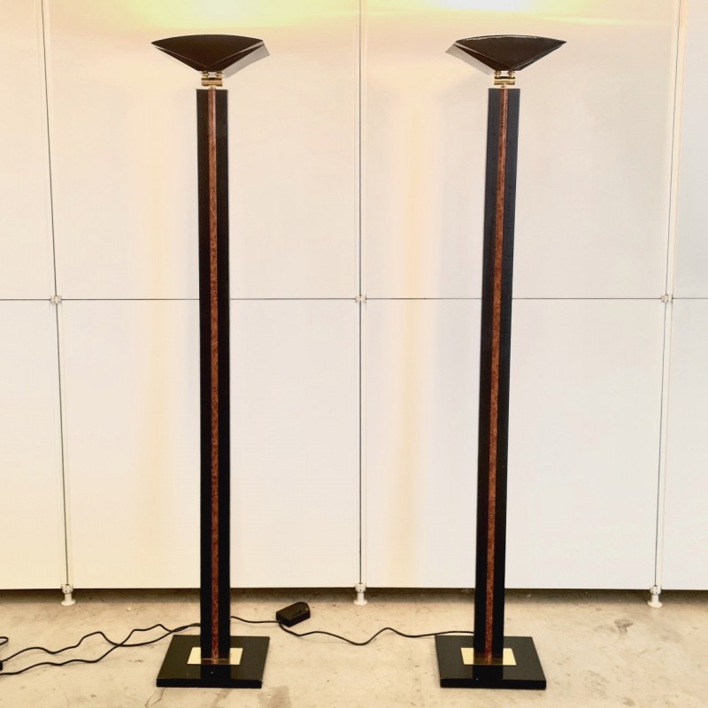 Pair of Relco Design Milano floor lamps - 1980's