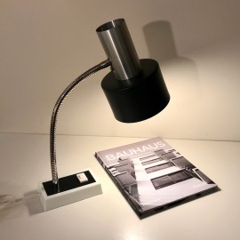 Black vintage sis table lamp