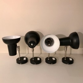 4 Black vintage sis wall lamps