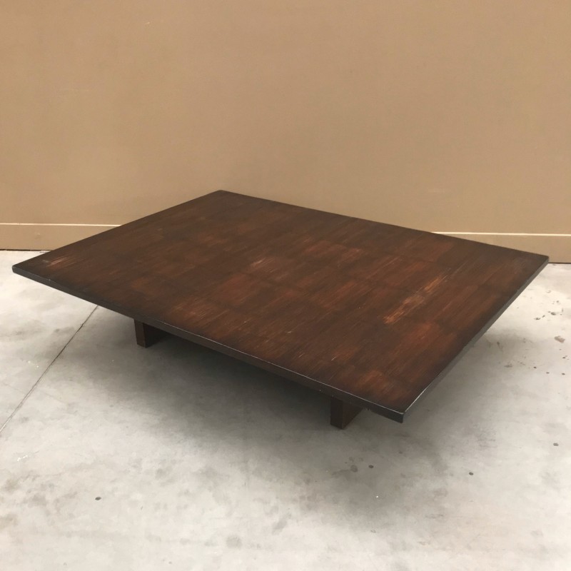 Vintage bamboo coffee table