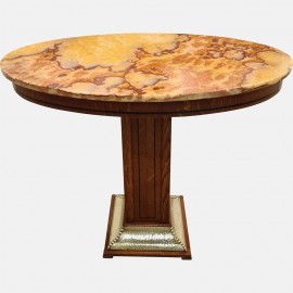 Oval Art Deco center table, De Coene