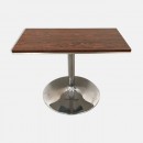 Vintage rosewood side table with tulip base