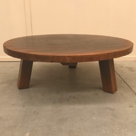 Rustiek eiken houten salontafel