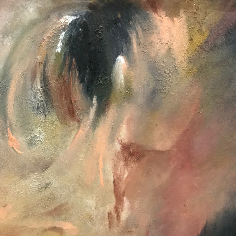 Oil on canvas, Nude, Jan Clement