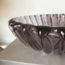 Smoke glass murano bowl