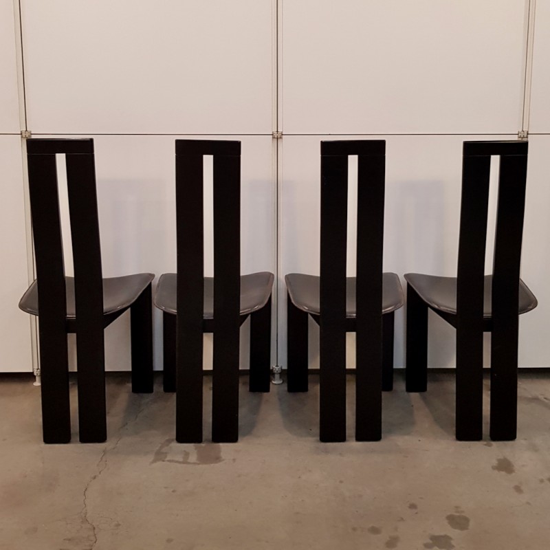 Set van 4 italiaanse stoelen