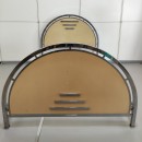 Belgo chrome Art Deco bed