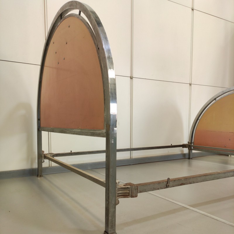 Belgo chrome Art Deco bed